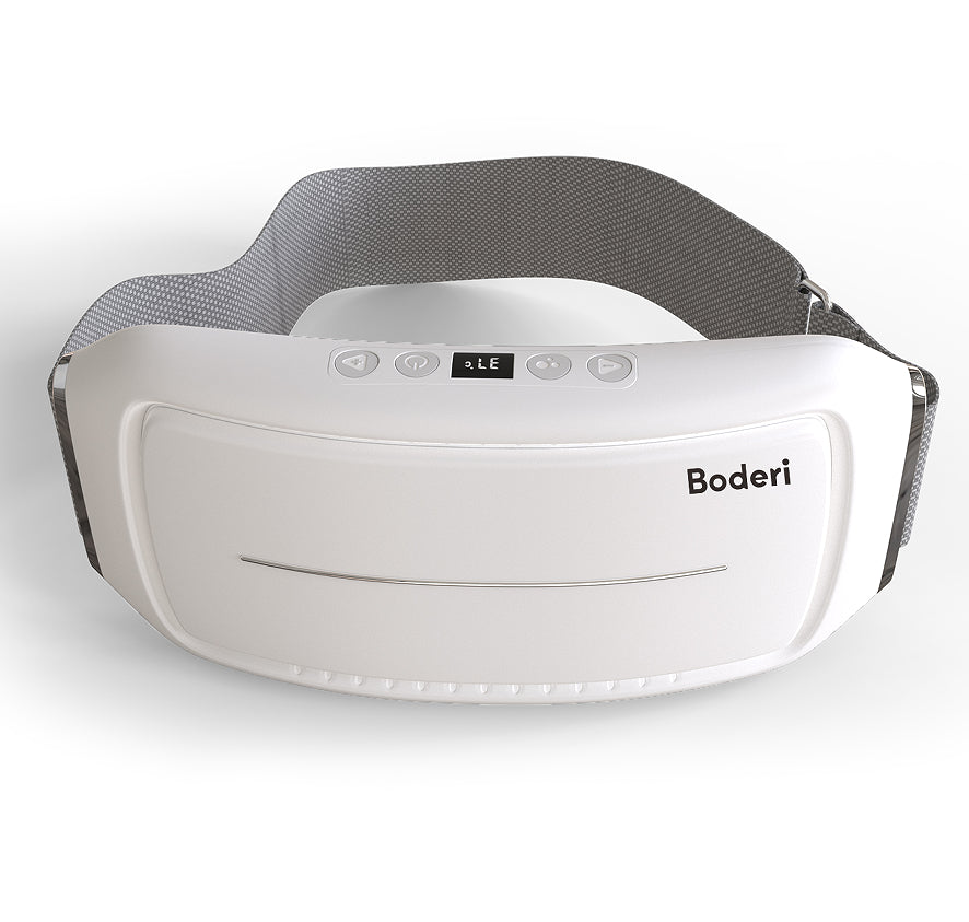 Boderi Rechargeable Heat Massage Belt – Electric Pain Relief Belt for Lower Back, Waist & Abdominal Cramps | Soothing Heat Therapy, Cordless & Adjustable Fit