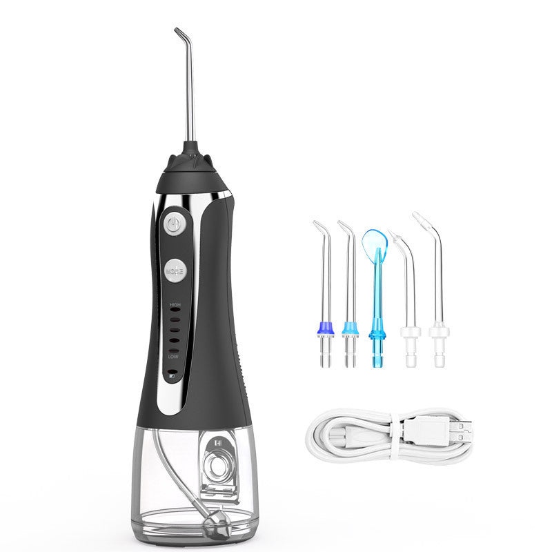H2ofloss New Water Flosser for Teeth Cleaning, 260ML Portable Cordless Oral Irrigator with DIY Pressure Control, 5 Modes, IPX7 Waterproof Rechargeable Dental Water Jet for Home & Travel