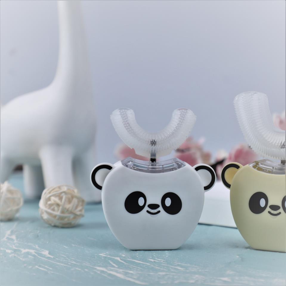 Kids Sonic U-Shaped Electric Toothbrush, Automatic High-Frequency Toothbrush for Ages 3–16, Gentle Gum Care, USB Rechargeable, Easy One-Button Control,