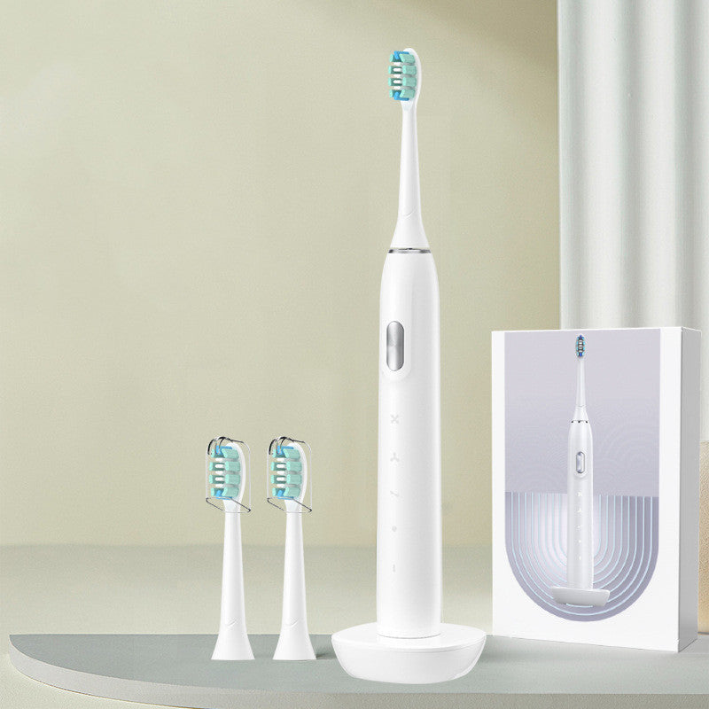 Magnetic Levitation Electric Toothbrush, Smart Sonic Toothbrush for Adults & Teens, 8 Brush Heads, 6 Cleaning Modes, 45000 VPM Motor, IPX7 Waterproof, 2-Min Timer, Wireless Charging, 100-Day Battery Life
