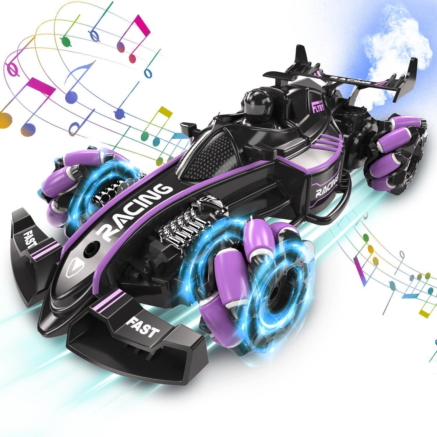 Formula-1 Style Full Drift Racing Car Toy with Dual Control Modes, Gesture-Sensing Hand Controller & 2.4GHz Remote, High-Speed RC Car for Kids and Adults