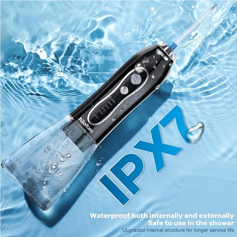 Compact & Powerful Teeth Flosser | 5 Modes Water Dental Irrigator | IPX7 Waterproof, Perfect for Travel & Daily Care