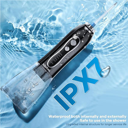Compact & Powerful Teeth Flosser | 5 Modes Water Dental Irrigator | IPX7 Waterproof, Perfect for Travel & Daily Care
