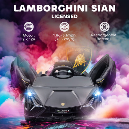 Lamborghini SIAN Kids Electric Ride-On Car with Remote Control – Luxury Licensed Sports Car for Boys & Girls