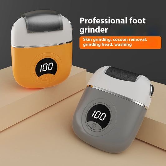 Electric Foot Grinder Pedicure Tool Rechargeable | Professional Callus Remover for Cracked Heels & Dead Skin | Cordless Foot Care Device for Smooth & Soft Feet