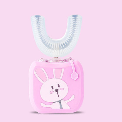 Smart mouthpiece for children U-shaped electric toothbrush