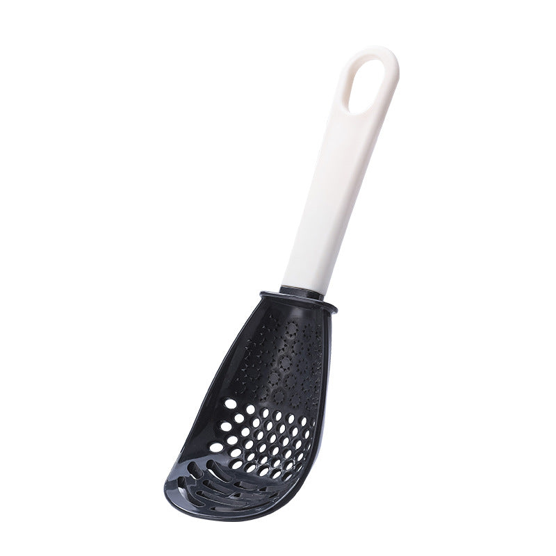 Innovative Multifunction Slotted Spoon | Garlic Ginger Crushing Spoon | Mashed Food Helper, Stir-Frying Spatula & Home Kitchen Gadget