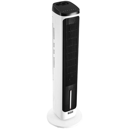 Smart Oscillating Tower Fan with 24H Programmable Timer & Wireless Remote | Powerful High-Speed Air Circulation, Energy-Efficient Design for All-Day Comfort