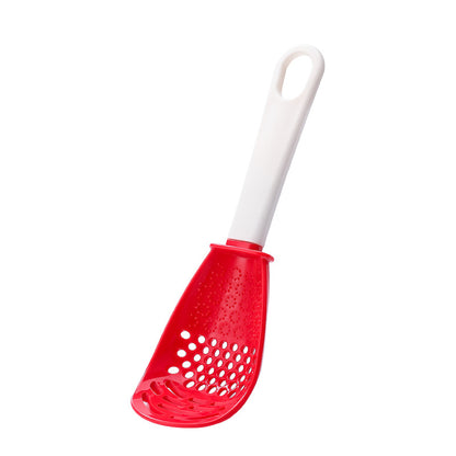 Innovative Multifunction Slotted Spoon | Garlic Ginger Crushing Spoon | Mashed Food Helper, Stir-Frying Spatula & Home Kitchen Gadget