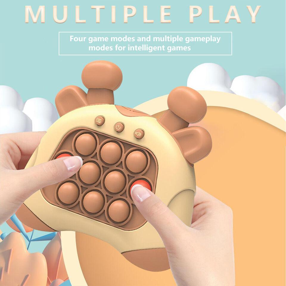 Quick Press Bubble Decompression Toy | Interactive Stress Relief Pop Game | Hand-Eye Coordination Puzzle | Battery-Free Fidget Toy for All Ages