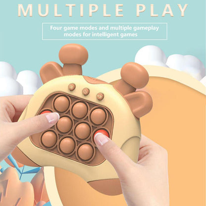 Quick Press Bubble Decompression Toy | Interactive Stress Relief Pop Game | Hand-Eye Coordination Puzzle | Battery-Free Fidget Toy for All Ages