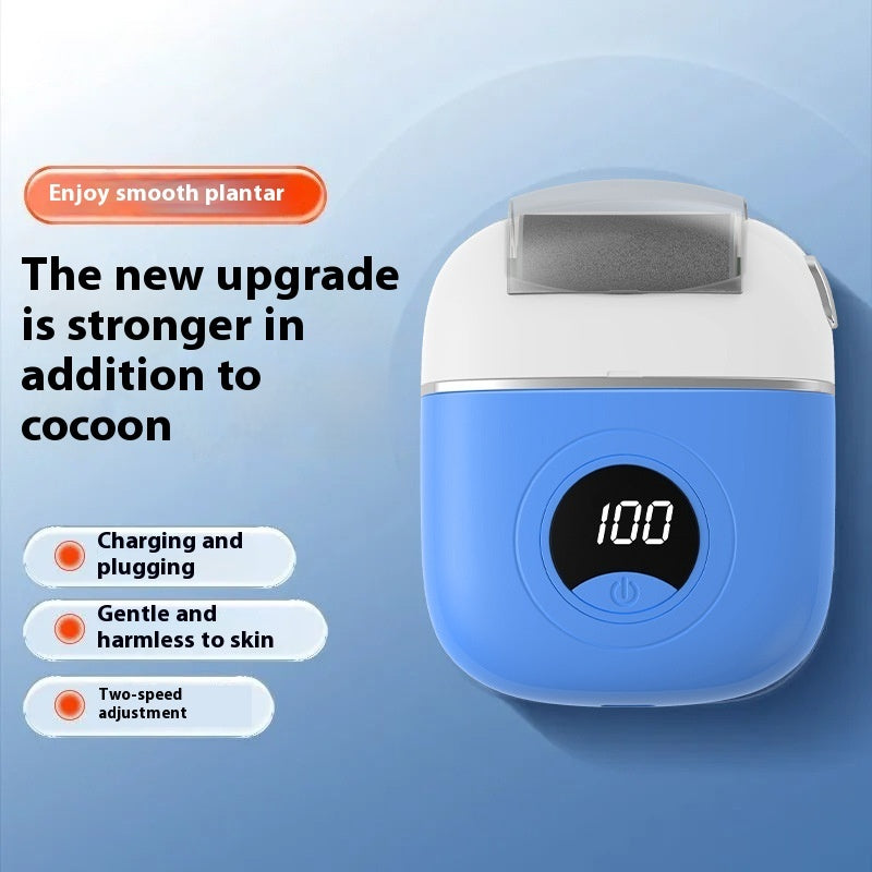 Electric Foot Grinder Pedicure Tool Rechargeable | Professional Callus Remover for Cracked Heels & Dead Skin | Cordless Foot Care Device for Smooth & Soft Feet