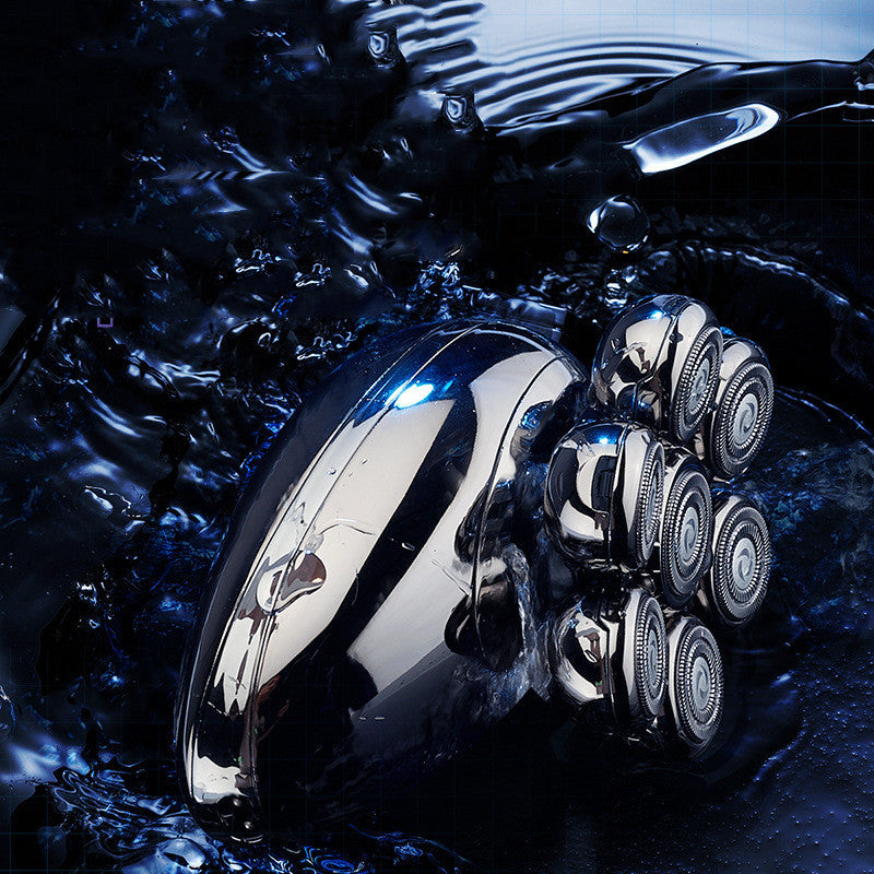 Men’s 7D Head Shaver – Magnetic Detachable Electric Razor with Smart LED Display, Waterproof Rechargeable Bald Head & Face Shaver, 5-in-1 Grooming Kit