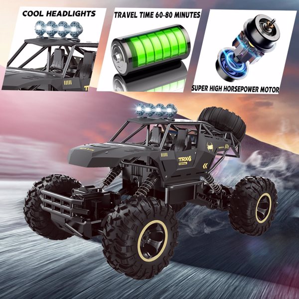 4DRC  Rock Track Rechargeable Off-road Vehicle, Banned Platform Temu