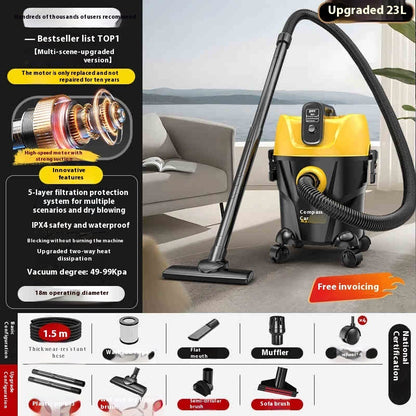Household Vacuum Cleaner With High Suction Power