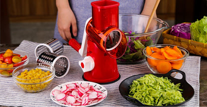 Vegetable Spiralizer 3-Blade – Easy Hand Crank Slicer with Suction, Ideal for Salads, Zoodles & Creative Vegetable Dishes