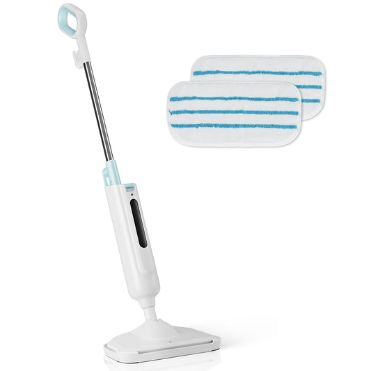 Steam Mop For Floor Cleaning,Lightweight Floor Steamer Cleaner For Hardwood-Tile-Laminate Floors Carpet, 2 Washable Pad