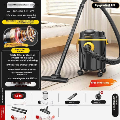 Household Vacuum Cleaner With High Suction Power
