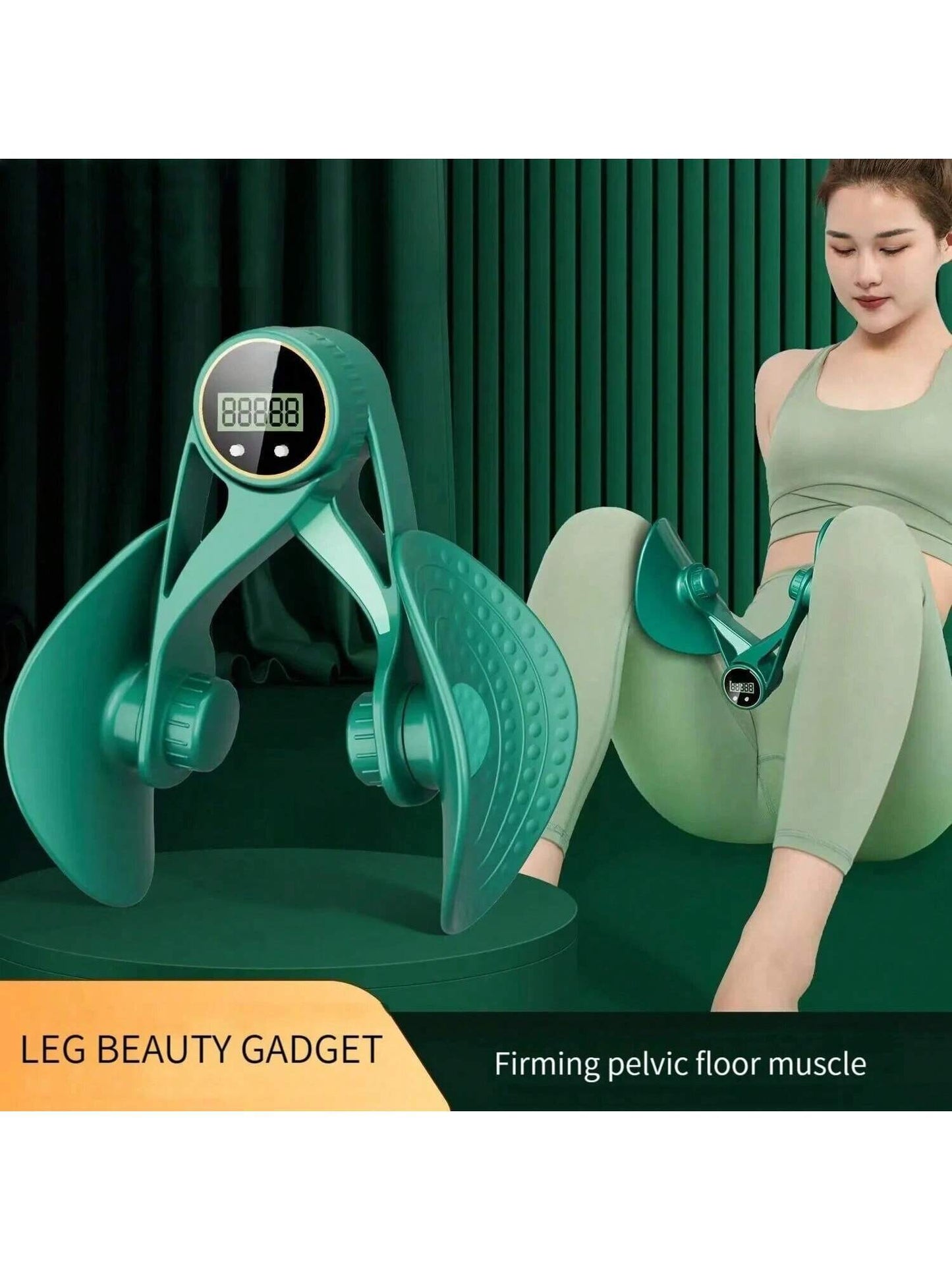 Women's Three-level Strength Band Counting Display Resistance Band Thigh Trainer Inner Thigh Trainer Pelvic Floor Exercise Equipment Kegel Exerciser