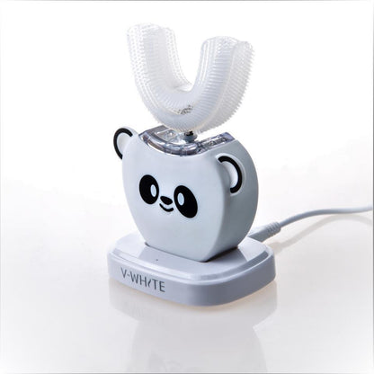 Kids Sonic U-Shaped Electric Toothbrush, Automatic High-Frequency Toothbrush for Ages 3–16, Gentle Gum Care, USB Rechargeable, Easy One-Button Control,