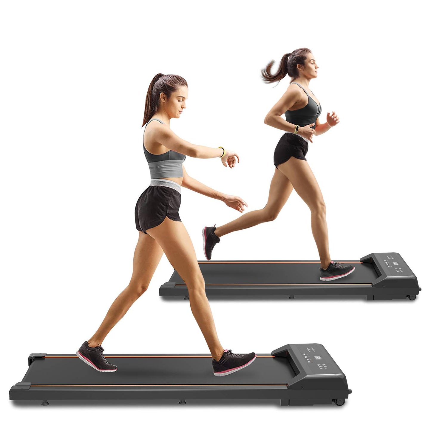 Home & Office Walking Treadmill with Remote | Foldable Under-Desk Treadmill with LED Display for Easy Fitness