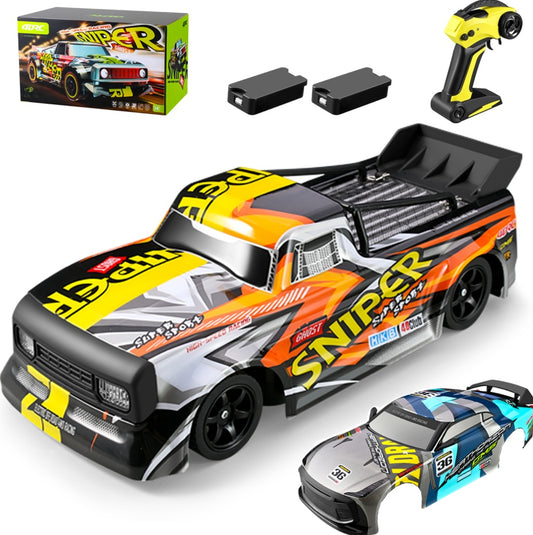 Scale 4WD High-Speed RC Racing Car – 30KM/H Fast Drift Remote Control Truck – 2.4Ghz RC Car for Kids & Adults – Durable Off-Road Performance, USA Model
