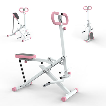Squat Machine For Home, Assist Trainer For Glutes Workout Foldable With Resistance Bands, For Botty Glutes Butt Thighs, Ab Back Leg Press Hip Thrust For Home Gym Fitness