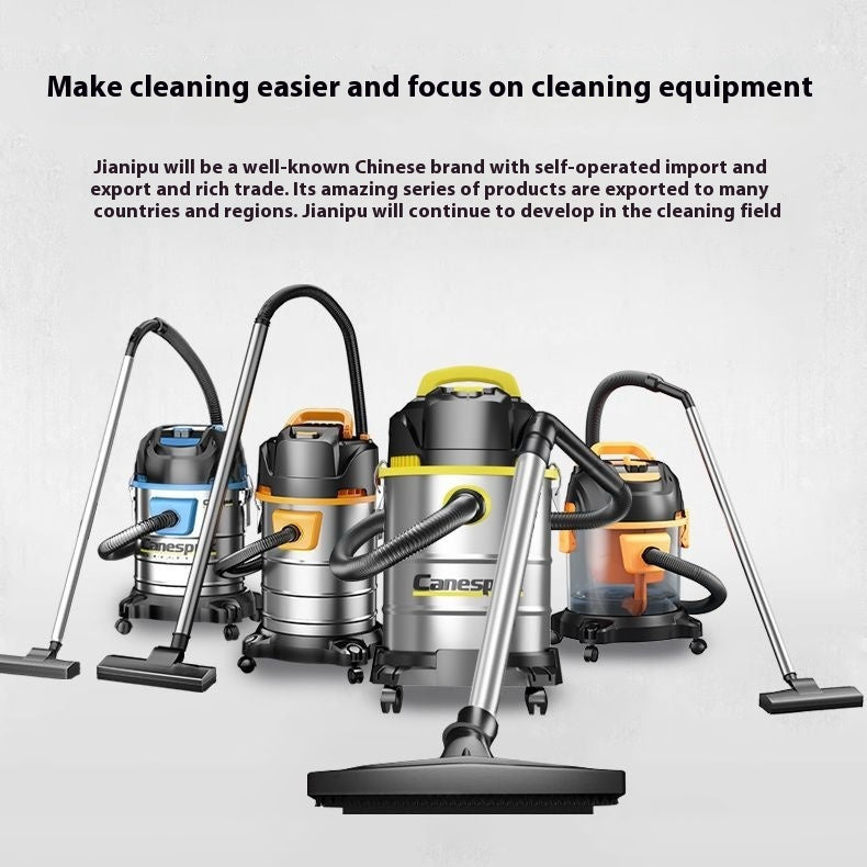 Household Large Suction Wet And Dry Powerful High-power Vacuum Cleaner