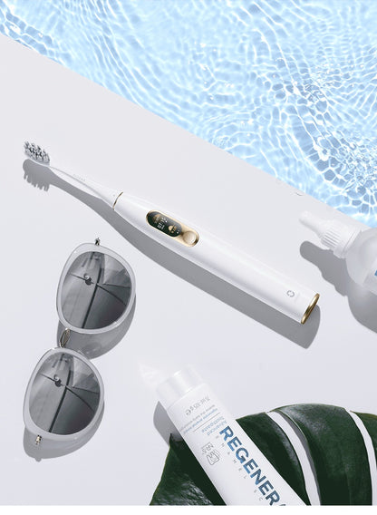 Oclean X Series Pro Elite, Next-Gen Sonic Toothbrush with Smart Features | 40,000 VPM Motor, 5 Modes, Timer & Portable Case | Perfect for Adults & Families