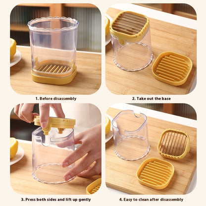 🍓 Fruit Slicer Cup | Strawberry & Banana Slicer | Kiwi & Egg Cutter | Multi-Functional Detachable Kitchen Gadget | Stainless Steel Fruit Cutter