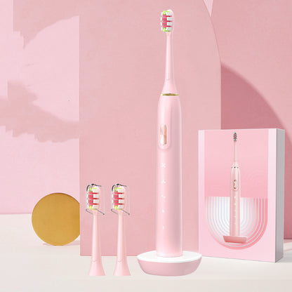 Magnetic Levitation Electric Toothbrush, Smart Sonic Toothbrush for Adults & Teens, 8 Brush Heads, 6 Cleaning Modes, 45000 VPM Motor, IPX7 Waterproof, 2-Min Timer, Wireless Charging, 100-Day Battery Life