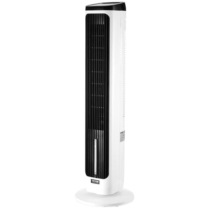Smart Oscillating Tower Fan with 24H Programmable Timer & Wireless Remote | Powerful High-Speed Air Circulation, Energy-Efficient Design for All-Day Comfort