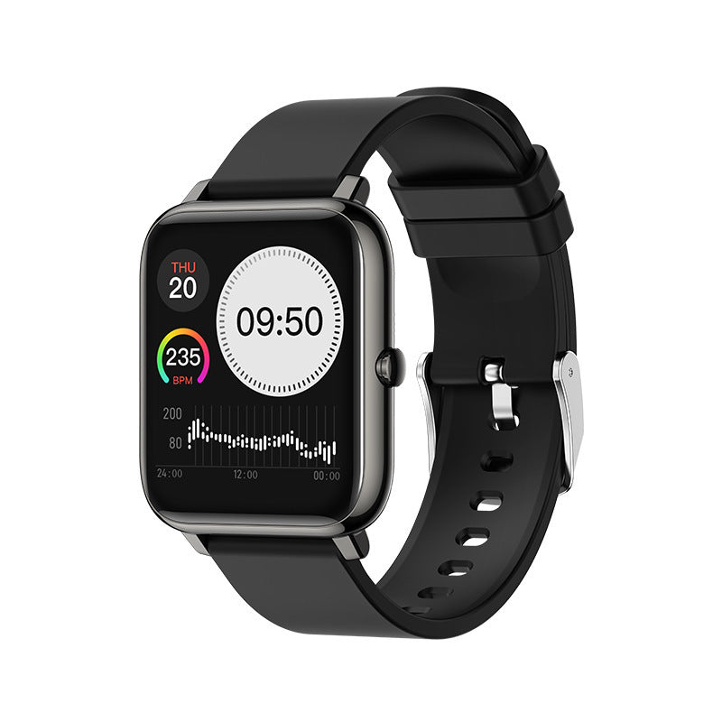 Popglory P22 Smart Watch – Health & Fitness Tracker with Heart Rate, Blood Pressure, SpO₂, Sleep Monitor, 7 Sports Modes, IP67 Waterproof, 1.4" Touchscreen, Compatible with iOS & Android