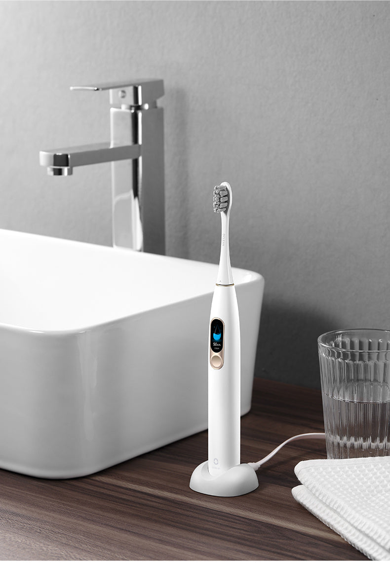 Oclean X Series Pro Elite, Next-Gen Sonic Toothbrush with Smart Features | 40,000 VPM Motor, 5 Modes, Timer & Portable Case | Perfect for Adults & Families