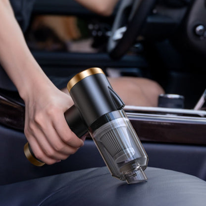 Handheld Cordless Vacuum Cleaner, 4-in-1 Wireless Rechargeable Mini Vacuum & Air Duster, 15000PA Strong Suction with LED Light for Car, Home & Office