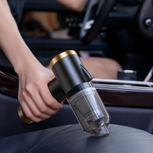 Handheld Cordless Vacuum Cleaner, 4-in-1 Wireless Rechargeable Mini Vacuum & Air Duster, 15000PA Strong Suction with LED Light for Car, Home & Office