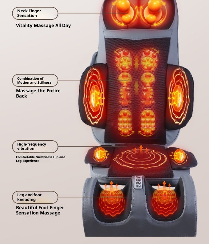 Household Hot Compress And Kneading Multi-functional Full-body Massage