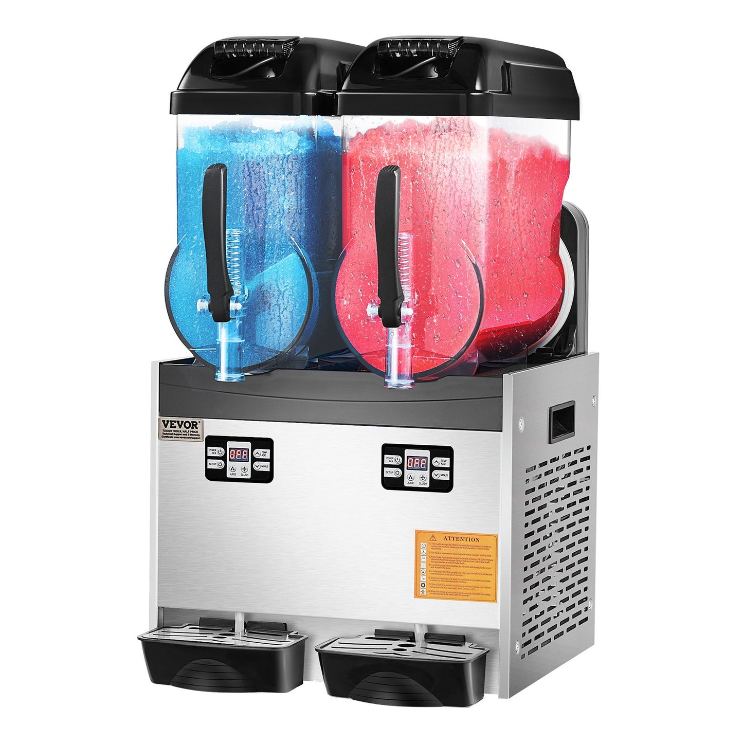 12Lx2 Tank Commercial Slushy Machine Margarita Smoothie Drink Maker