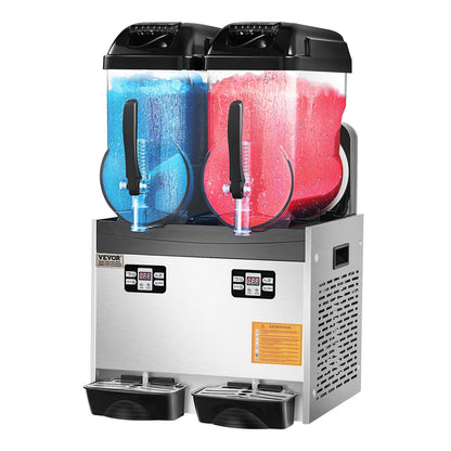 12Lx2 Tank Commercial Slushy Machine Margarita Smoothie Drink Maker