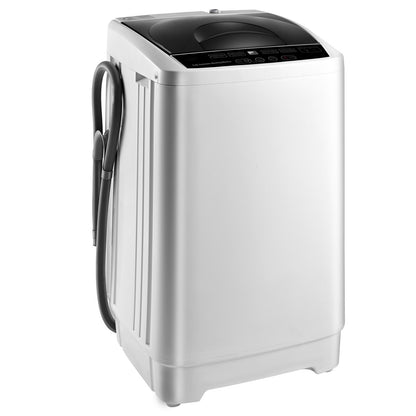 Portable Washing Machine, Portable Washer 1.3 Cu.ft With LED Display, Stainless Steel Drum, 8 Wash Programs & 6 Adjustable Water Levels, Portable Washer Machine For Apartments, RVs, And Dorms
