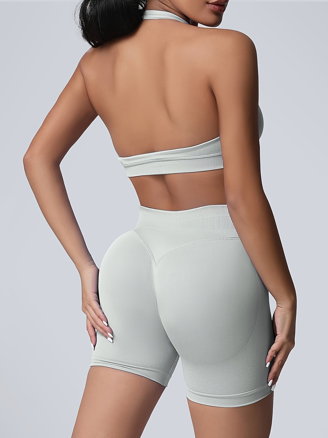 Women’s 3-Pack Activewear Set | Supportive Sports Bra with High-Waisted Shorts | Breathable Quick-Dry Yoga & Workout Outfit for Daily Training