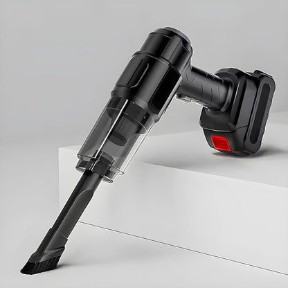 Cordless Handheld Car Vacuum Cleaner, 50,000Pa High-Power Rechargeable Suction with Dual Batteries, 6-in-1 Portable Dust Buster for Home, Car, Pet Hair & Keyboard Cleaning, Black