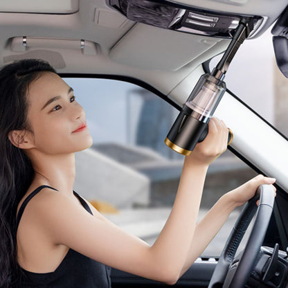 Handheld Cordless Vacuum Cleaner, 4-in-1 Wireless Rechargeable Mini Vacuum & Air Duster, 15000PA Strong Suction with LED Light for Car, Home & Office