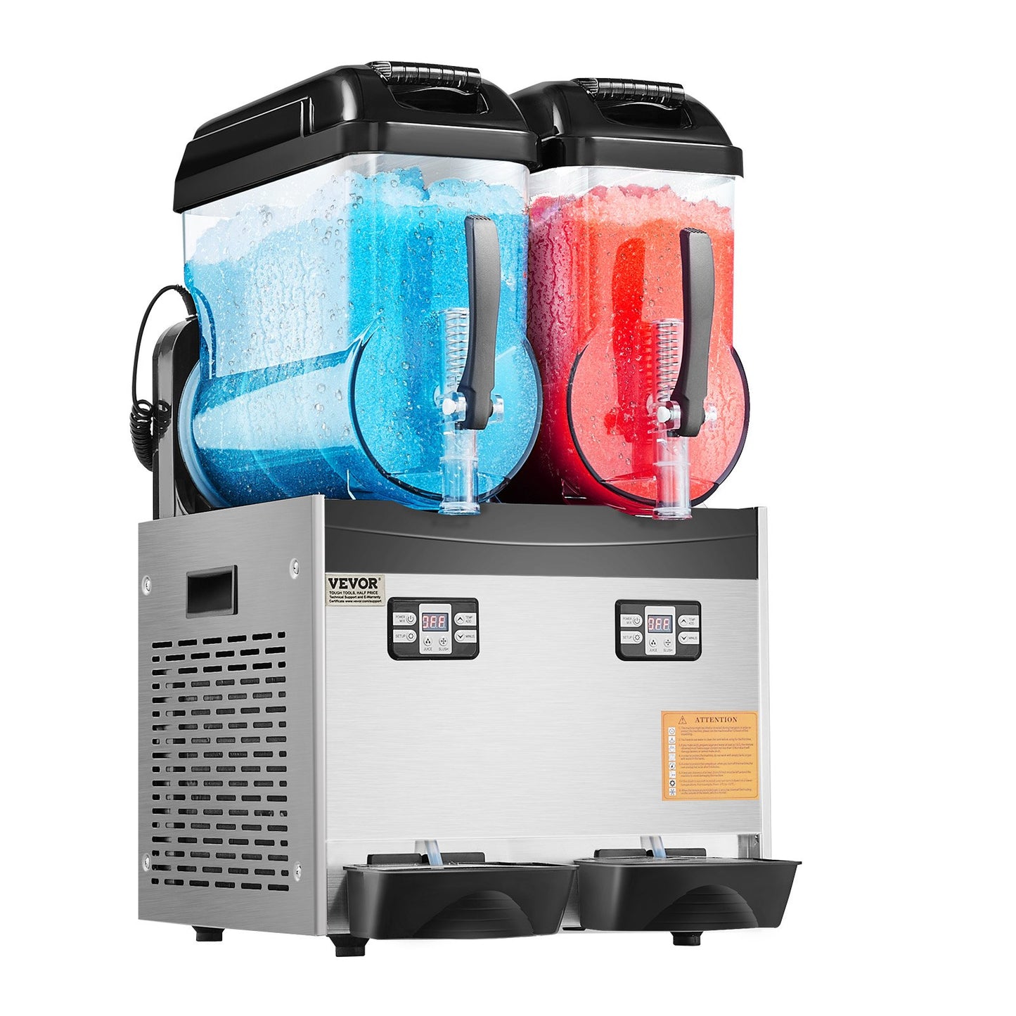 12Lx2 Tank Commercial Slushy Machine Margarita Smoothie Drink Maker