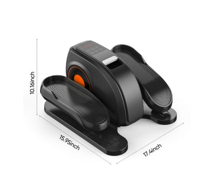 Under-Desk Elliptical Machine for Home & Office | Quiet Seated Pedal Exerciser with Adjustable Resistance | Compact Electric Leg Trainer for Seniors & Desk Workers