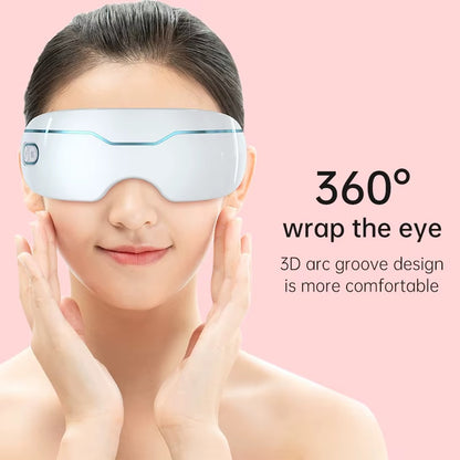 Intelligent Cooling Water Spraying Eye Spa Therapy Tool Eye Relaxation Electric Warming Steaming Compression Eye Massager