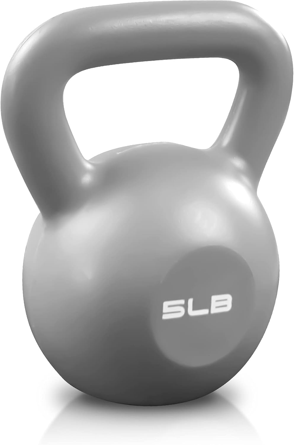 5 lb Kettlebell for Women – Vinyl Coated Strength Training Kettle Bell with Wide Comfortable Grip Handle | Home Gym Weight for Toning, Cardio & Full-Body Workouts