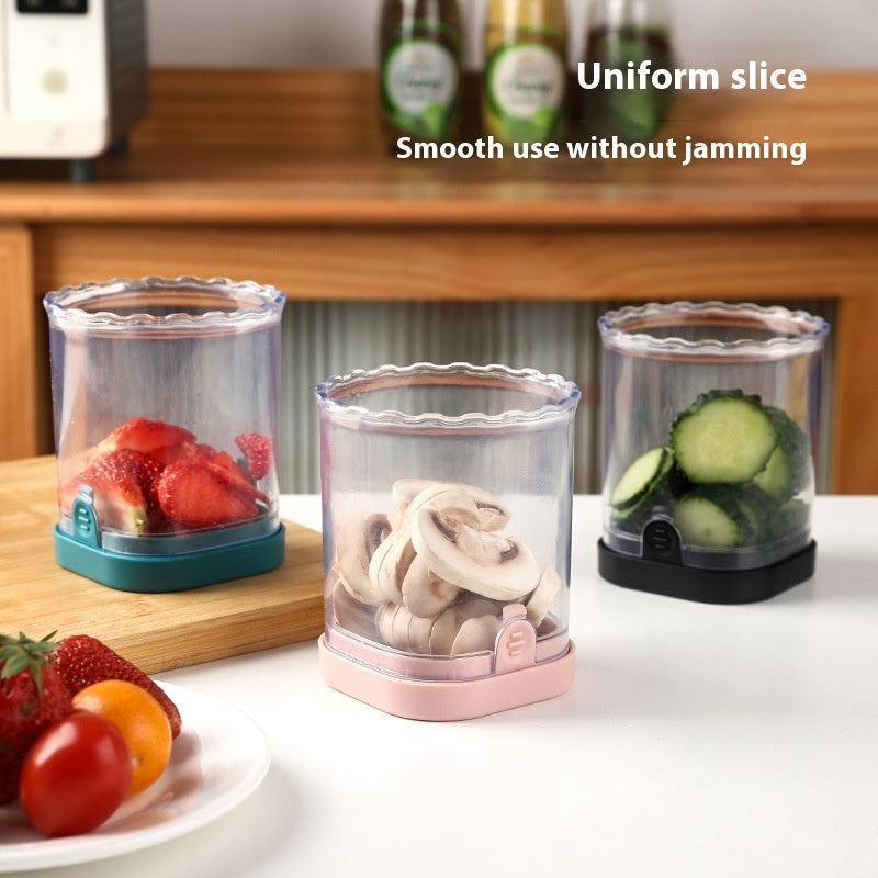 🍓 Fruit Slicer Cup | Strawberry & Banana Slicer | Kiwi & Egg Cutter | Multi-Functional Detachable Kitchen Gadget | Stainless Steel Fruit Cutter