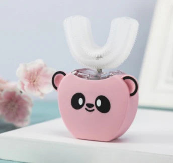 Children’s Easy-Use U-Shape Smart Electric Toothbrush – Lazy Kids Brush.Child-Friendly U-Shape Electric Toothbrush, 360° Sonic Automatic Cleaning, Dinosaur Theme, Waterproof & Easy to Use