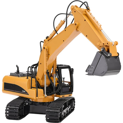 Remote Control Excavator Toy 15 Channel Scale RC Excavator Digger For Kids